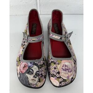Hot Chocolate Design Chocolaticas Flora La Muerte Mary Jane's Skull Size 37 US 7